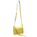 Parinda 11189 MINNA (Yellow) Croco Embossed Faux Leather Crossbody Bag